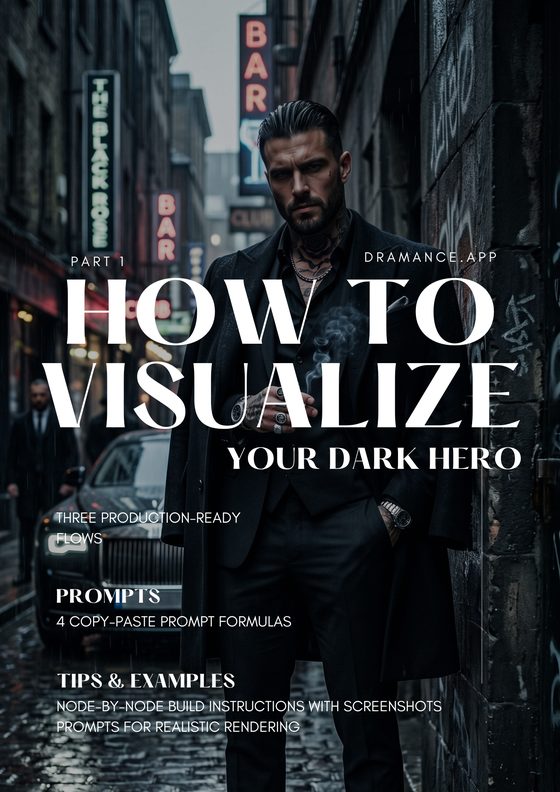 Stop regenerating your hero's face 40 times. These 3 flows keep him consistent in every scene dark romance writing guide